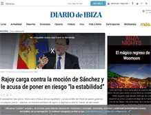 Tablet Screenshot of diariodeibiza.es